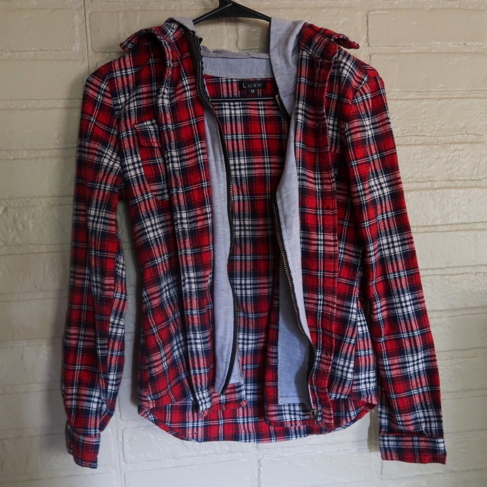 Hooded Plaid Flannel